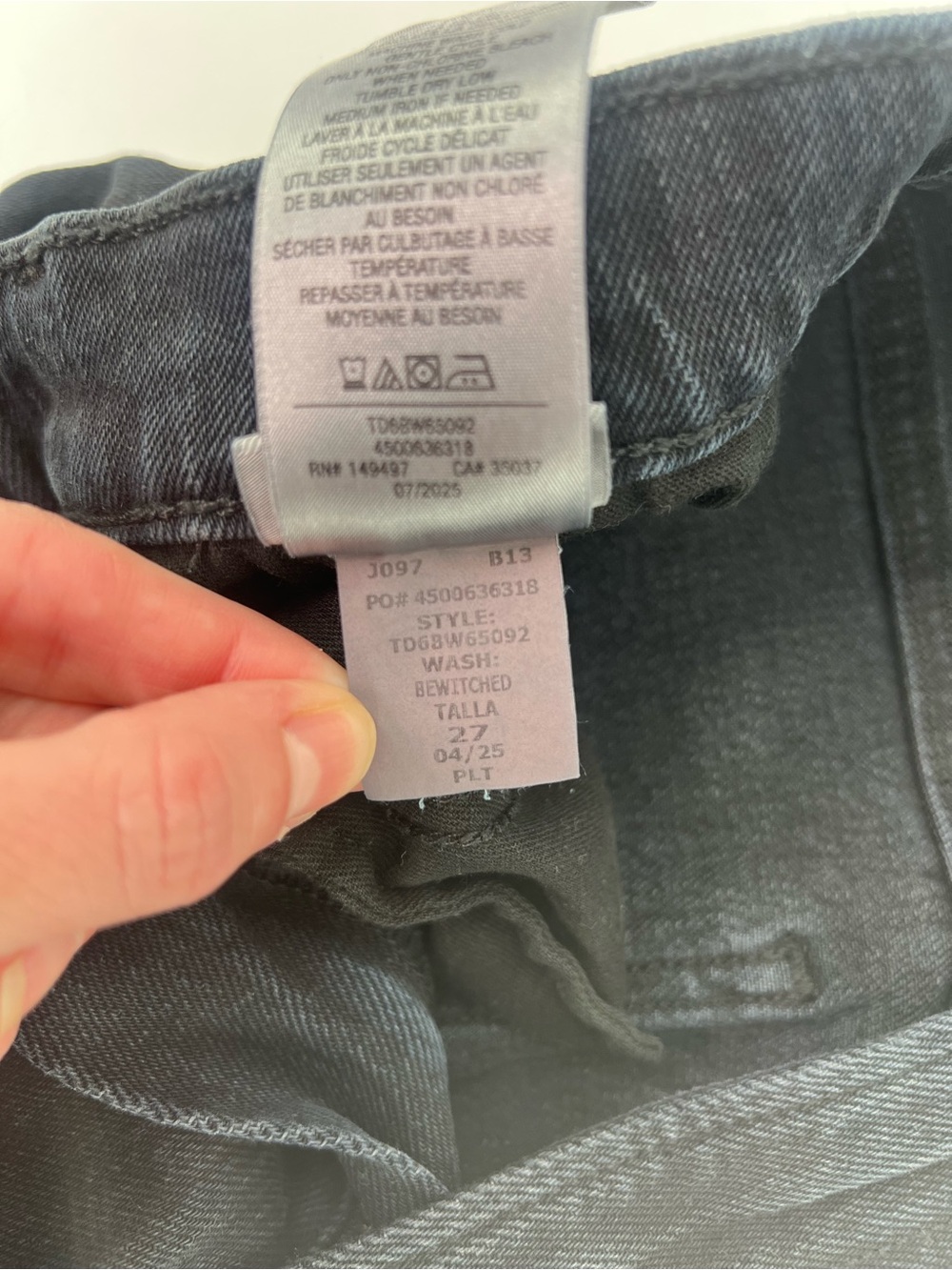 Joe’s Jeans Black The Mia High Rise Wide Leg Denim Jeans in Bewitched 27 - Picture 11 of 15